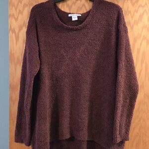 Fuzzy Maroon Sweater